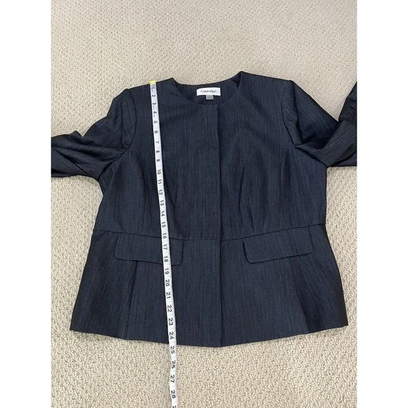 calvin klein women blazer size 14W - Picture 9 of 13
